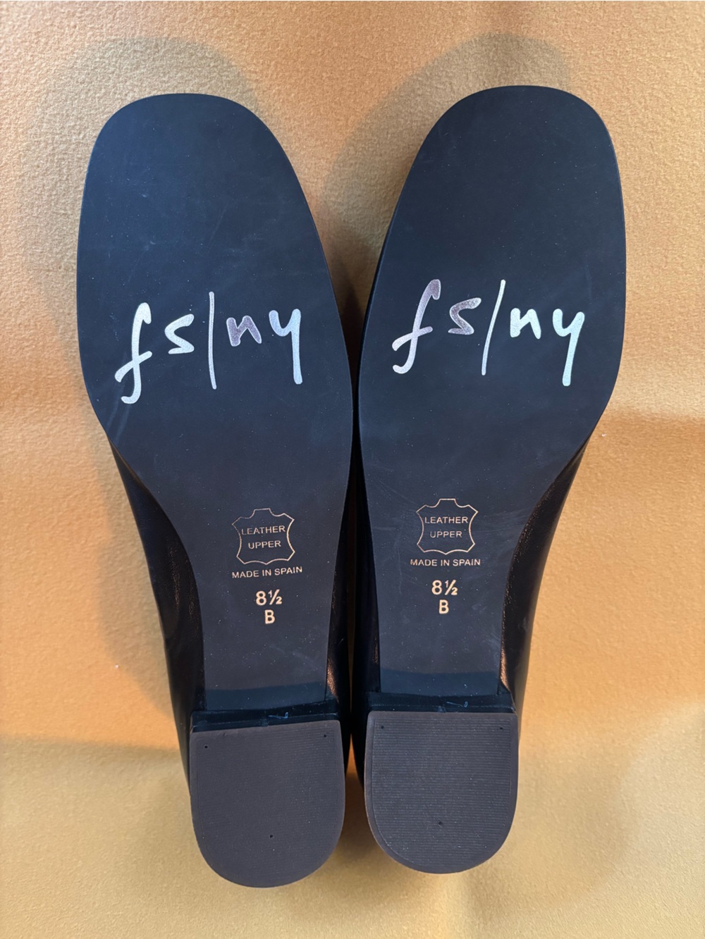 French Sole New York Black Leather Flats Drum-54, Size 8 1/2 B, NWOT - Picture 4 of 6